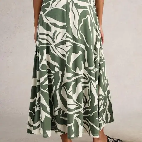 Custom White Stuff Green Jada Jersey Maxi Skirt (2).jpg