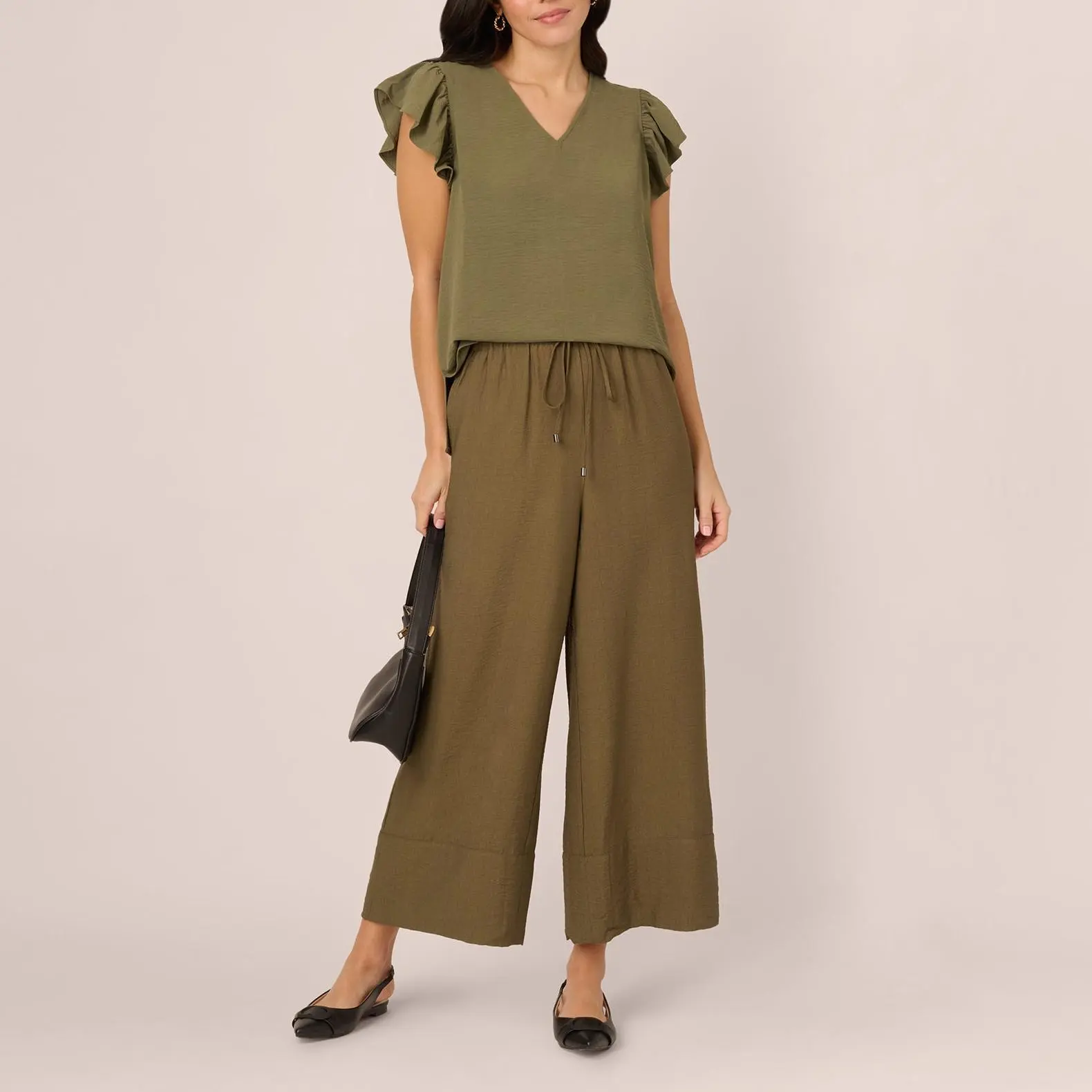 Custom Wide Leg Drawstring Pant