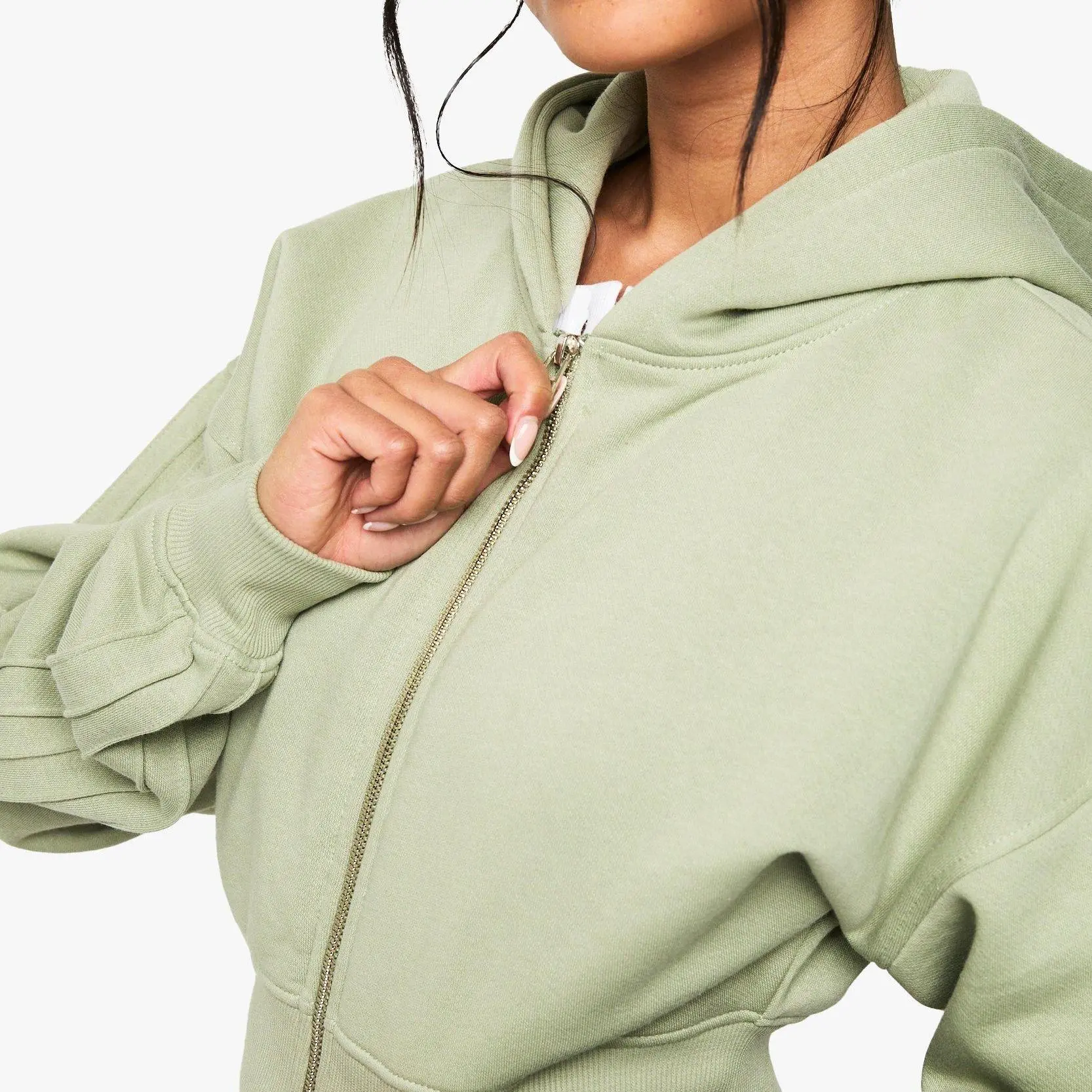 Custom Seam Detail Boxy Crop Zip Through Hoodie (4).jpg