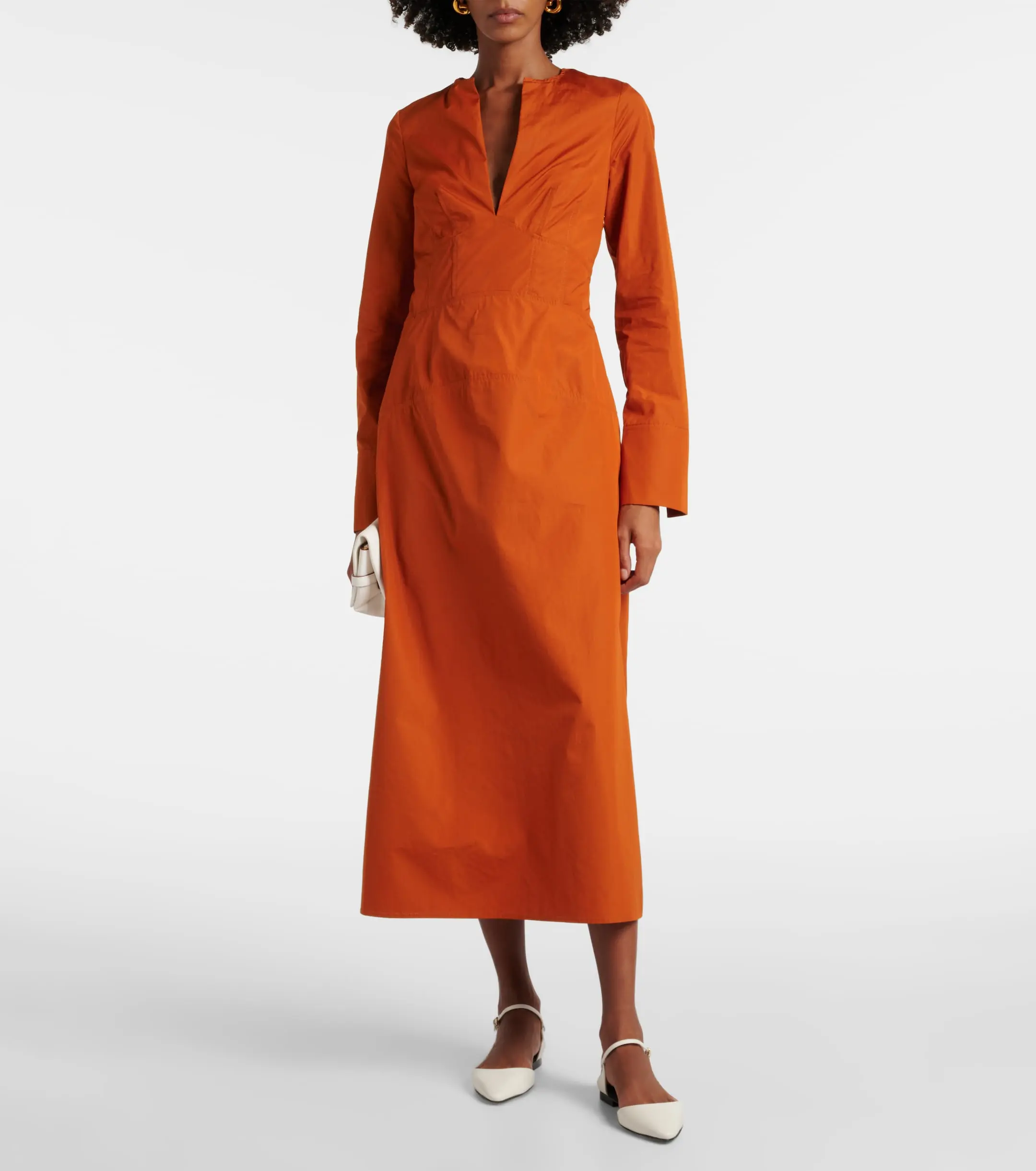 Factory OEM cotton midi dress