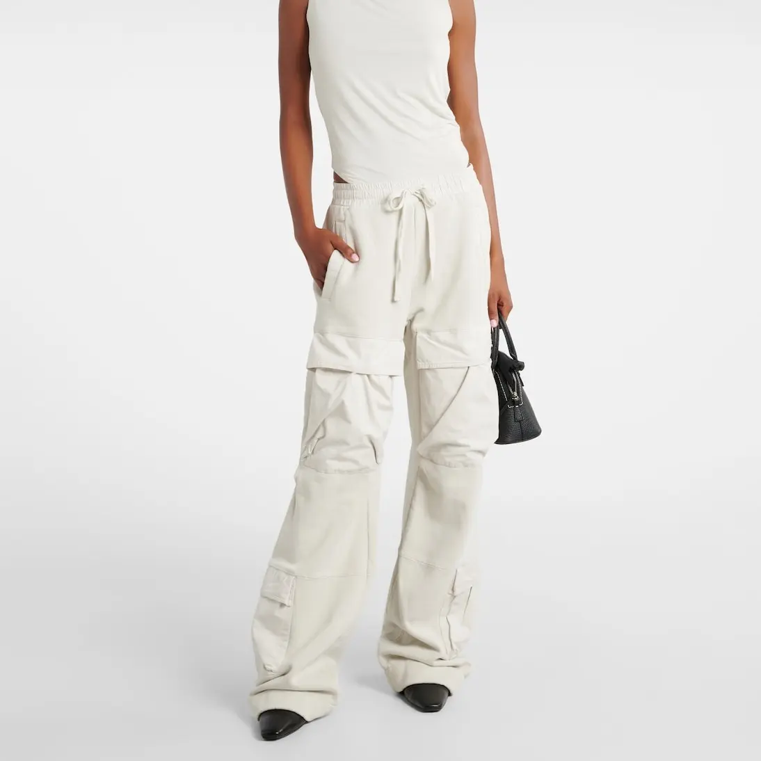 Cotton Cargo Sweatpants (1)