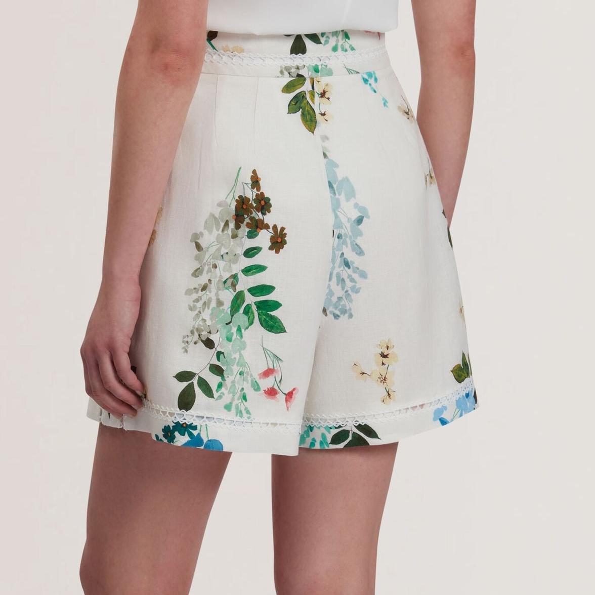 Custom Floral High Waist Linen Shorts With Trim Detail (5).jpg