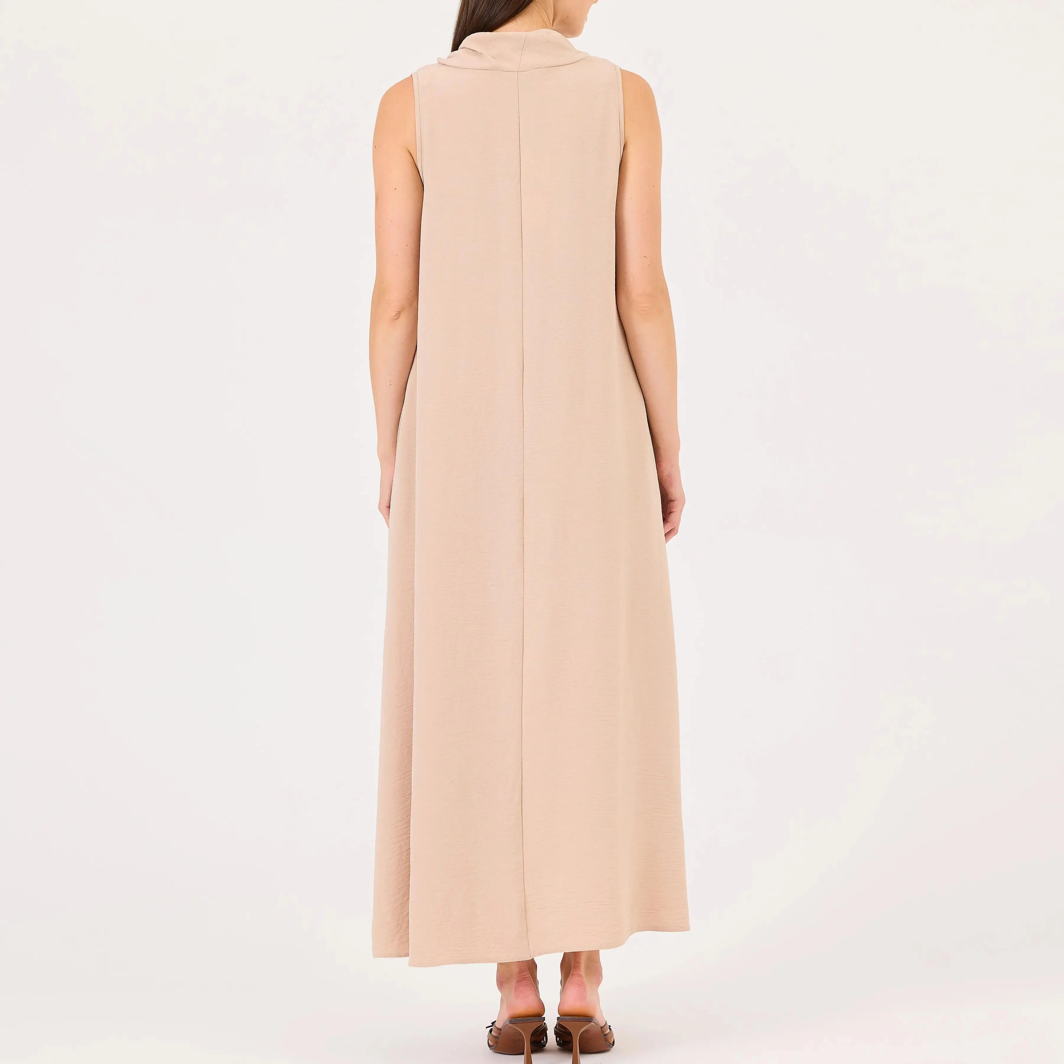 custom degaje collar sleeveless dress