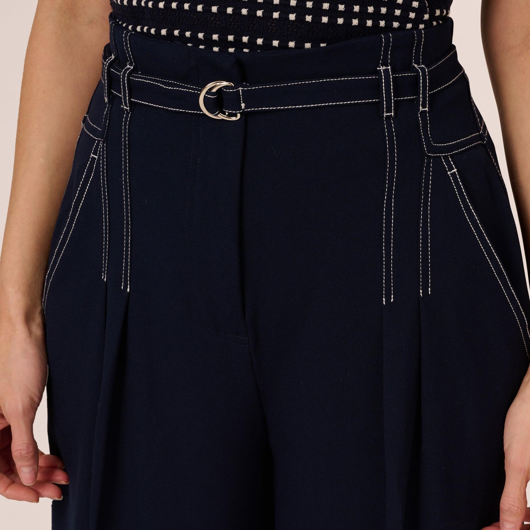Custom Topstitch Wide Leg Paperbag Pant (4).jpg