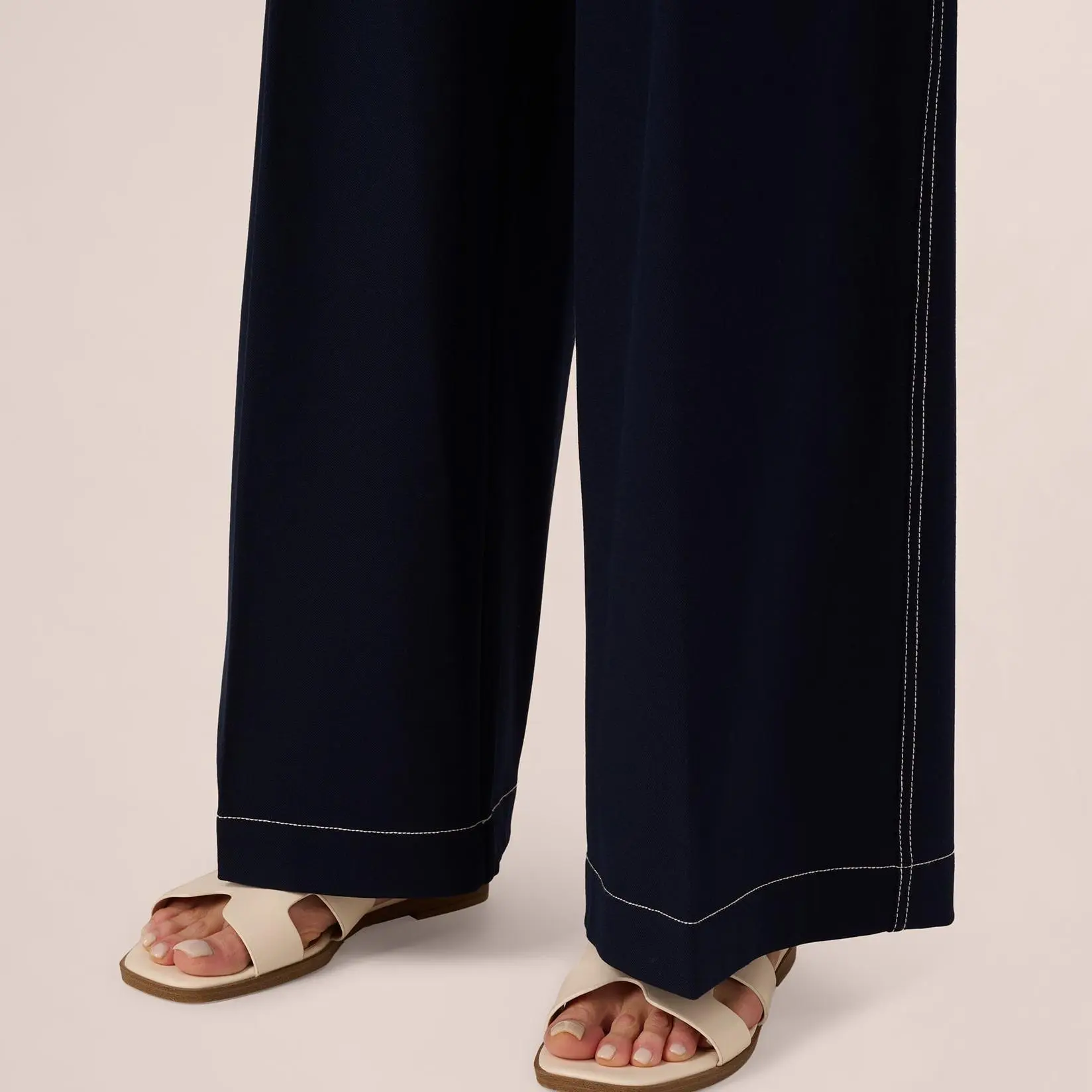 Custom Topstitch Wide Leg Paperbag Pant (5).jpg